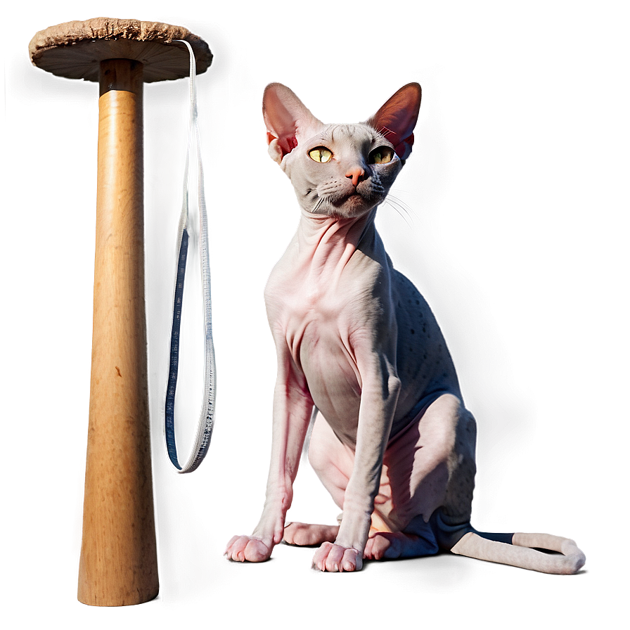 Hairless Cat Sitting Png Xvk27