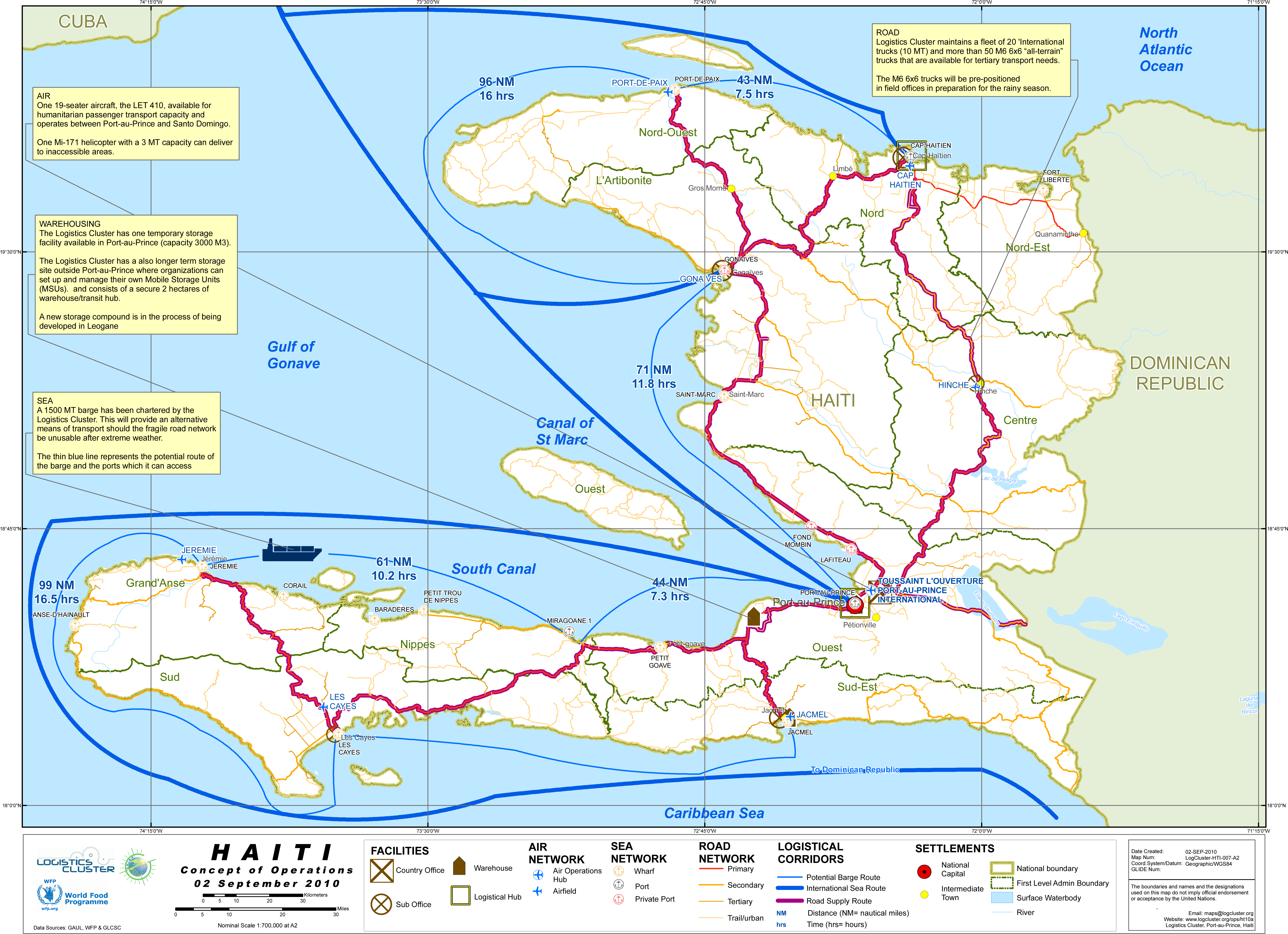 Haiti_ Logistics_ Map