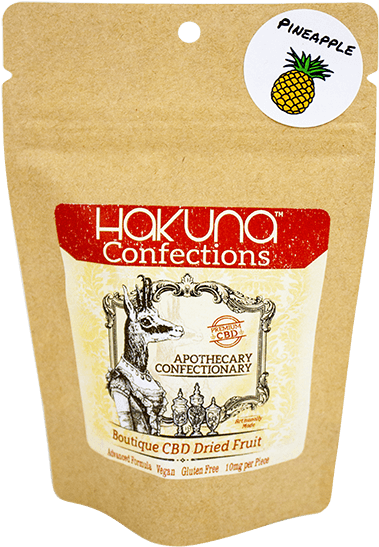 Hakuna Confections C B D Dried Fruit Packaging