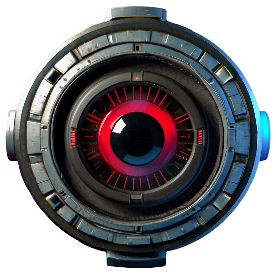 Hal 9000 3d Model Png Xra14