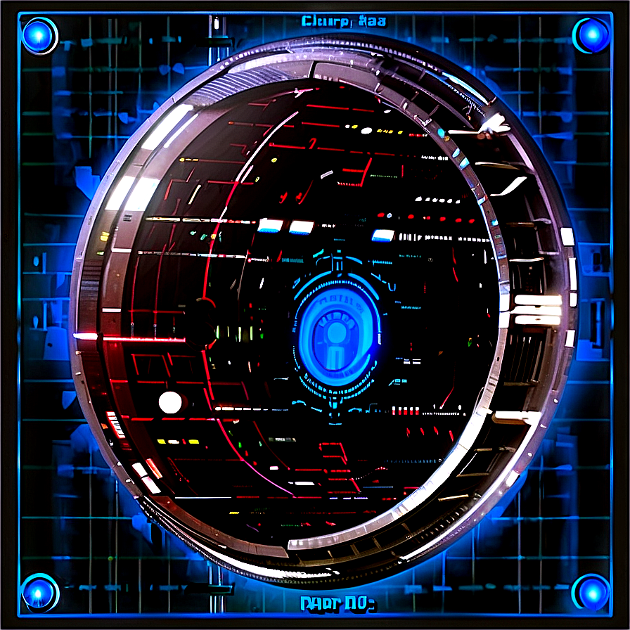 Hal 9000 Blueprint Style Png Ybl20