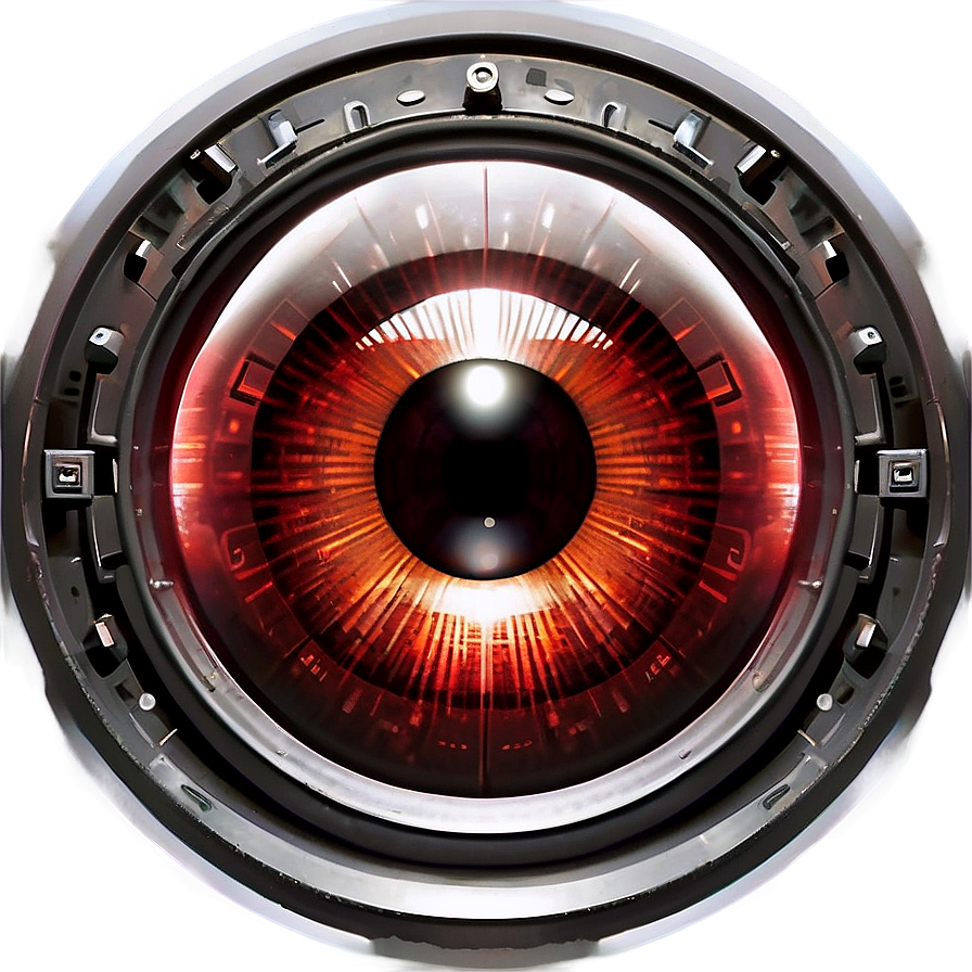 Hal 9000 Close-up Eye Png 36