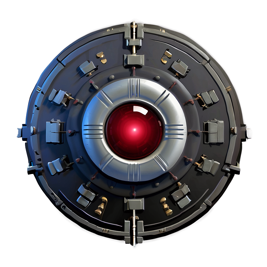 Hal 9000 Detailed Sketch Png 2