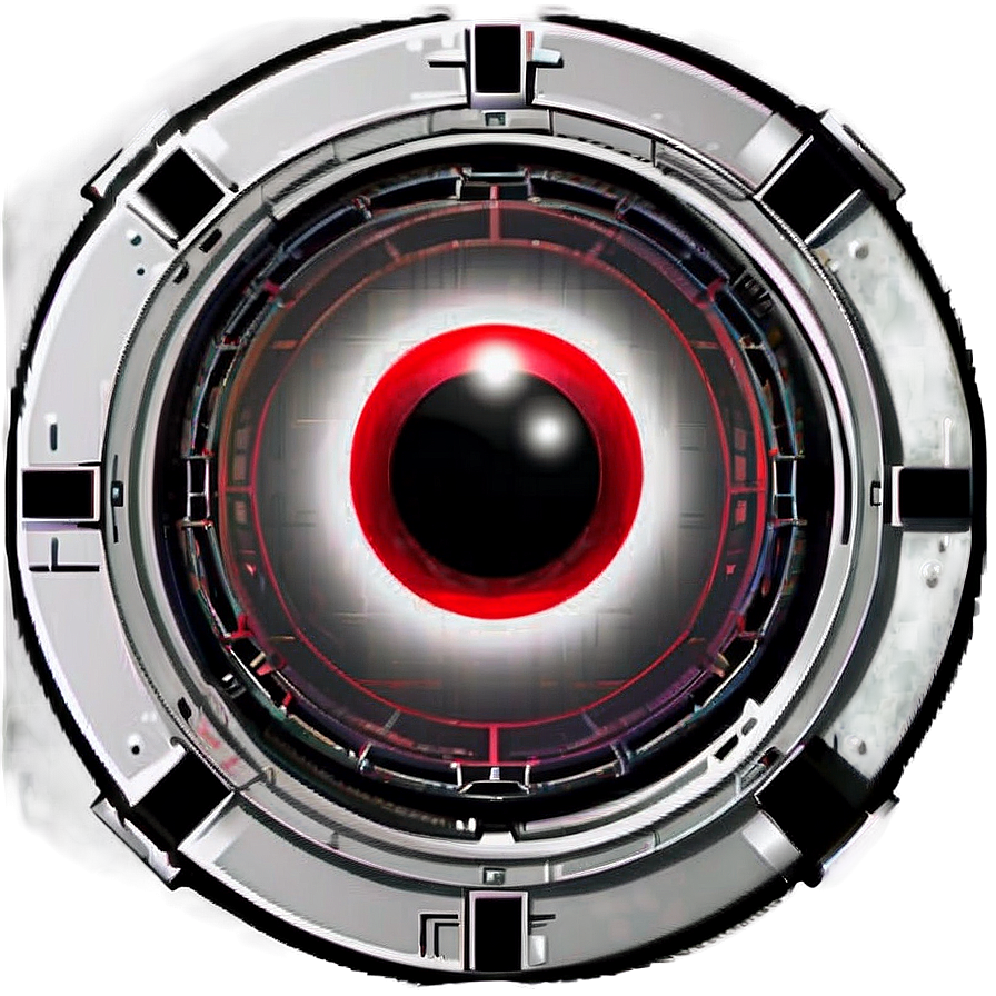 Hal 9000 Simple Line Art Png Ieq27