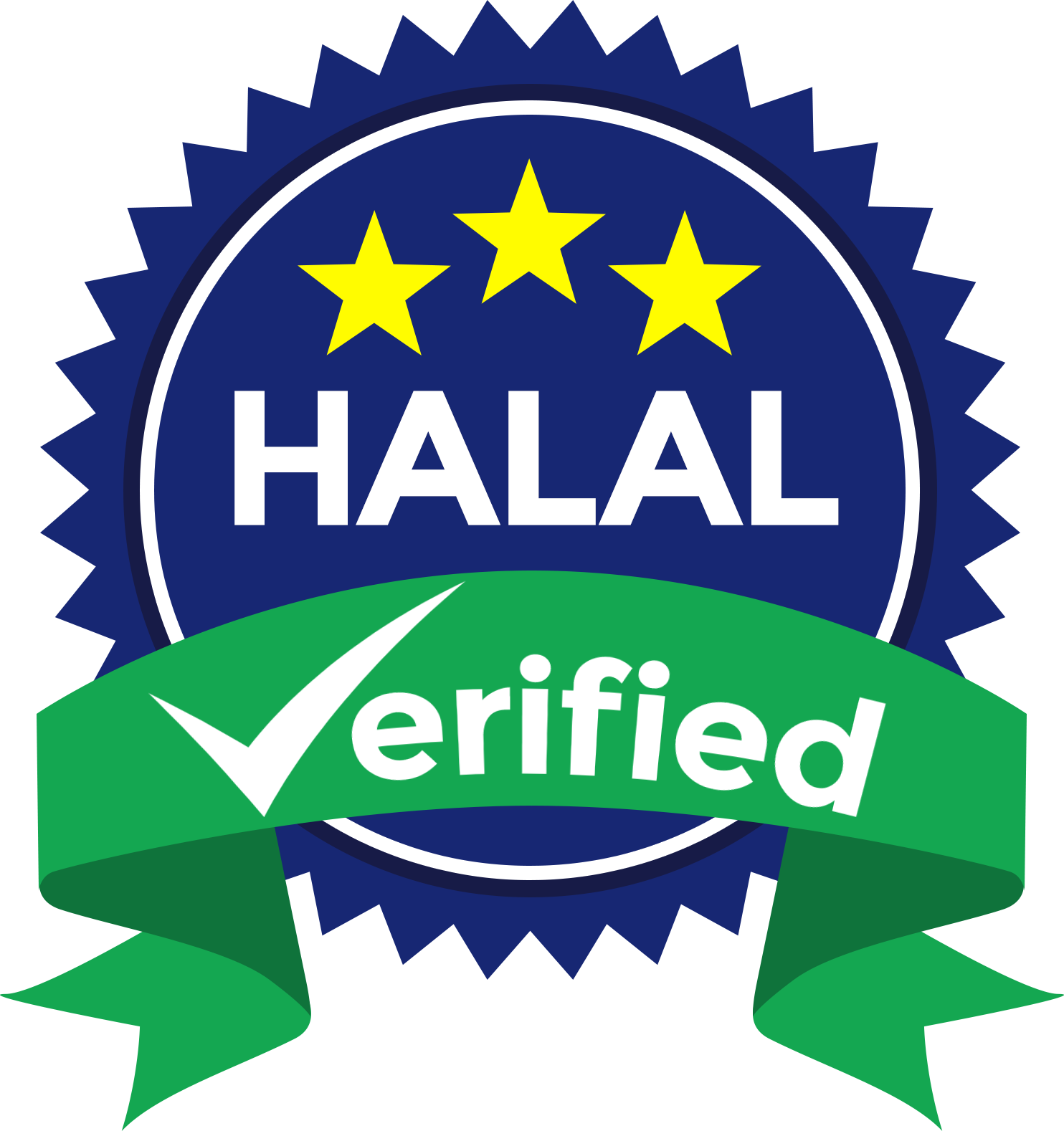 Halal Verified Certification Seal