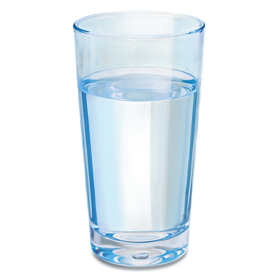 Half Full Glass Of Water Png 65