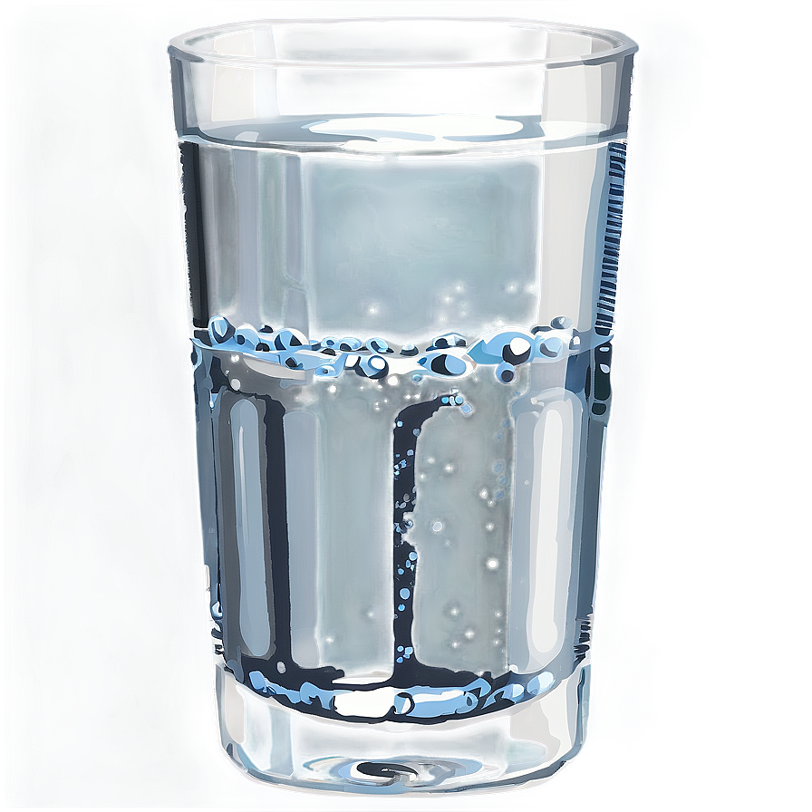 Half Full Glass Of Water Png Ujx