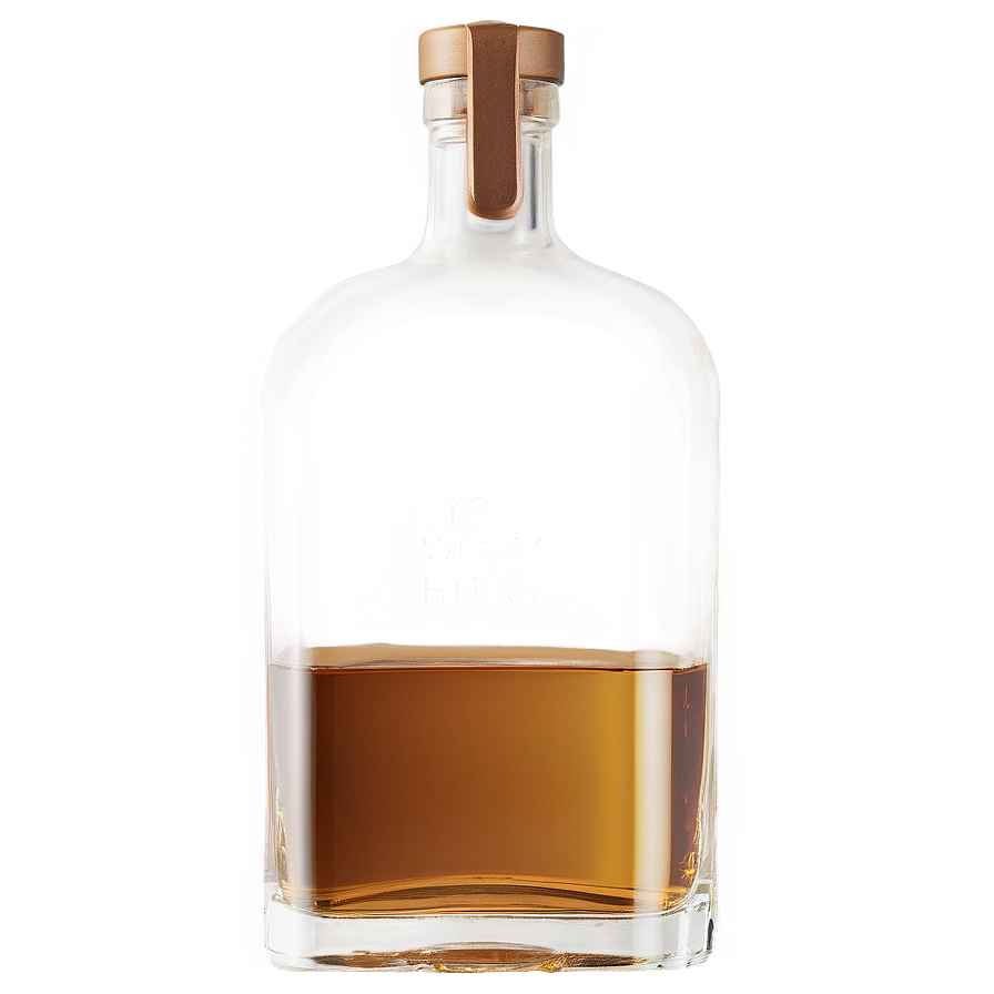 Half Full Whiskey Bottle Png 06212024