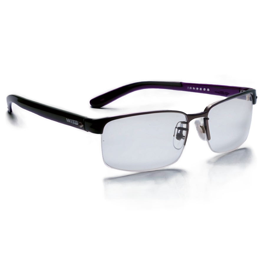 Half Rim Glasses Png Shb