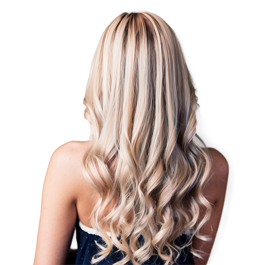 Half-up Hair Waves Style Png Ftn97