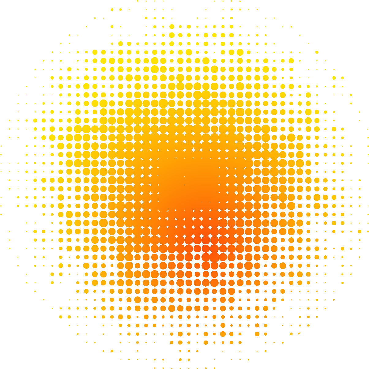 Halftone Sunburst Pattern