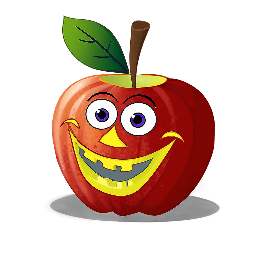 Halloween Apple Cartoon Png 97