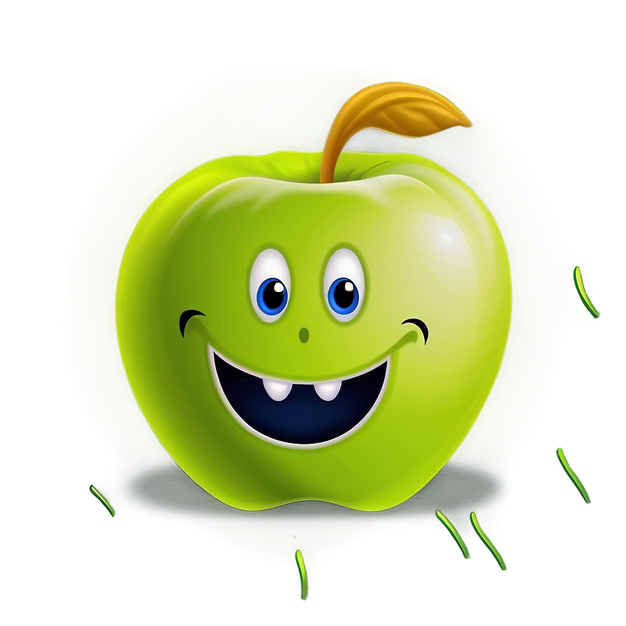 Halloween Apple Cartoon Png Vnr