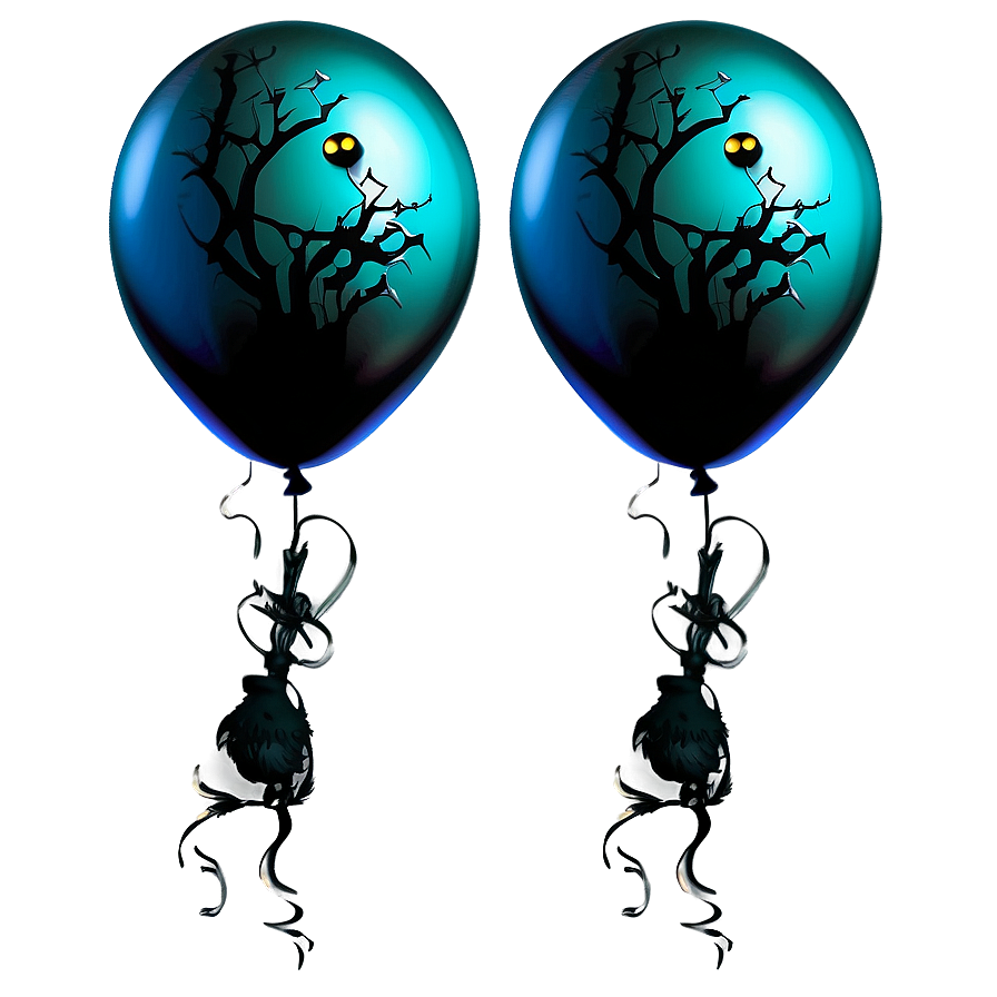 Halloween Balloons Png 05042024