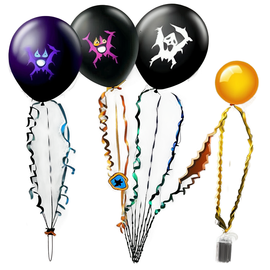 Halloween Balloons Png Awl