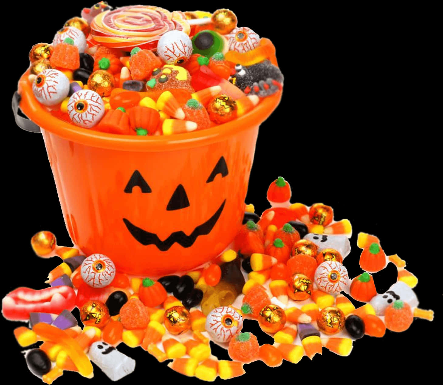 Halloween Candy Overflow Bucket