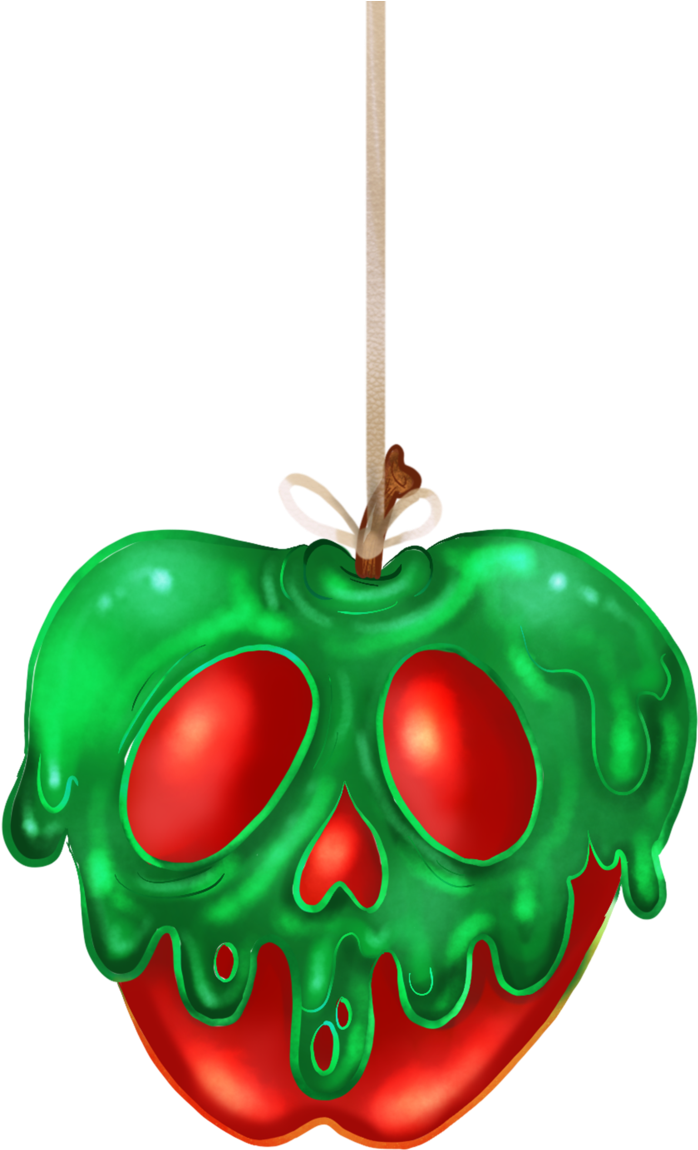 Halloween Caramel Apple Skull