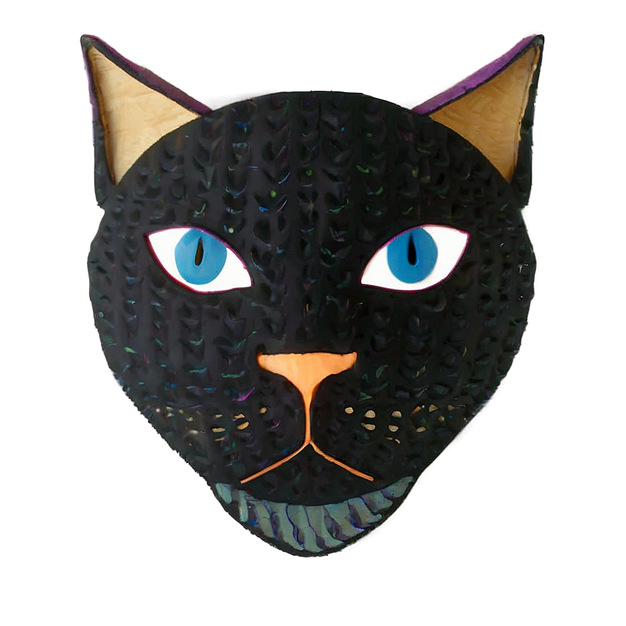 Halloween Cat Face Png 06122024