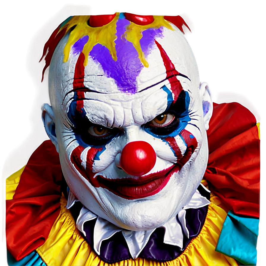 Halloween Creepy Clown Png Qjm