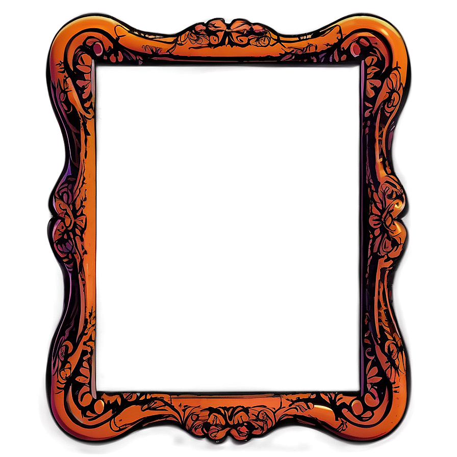 Halloween Cute Frame Png 06262024