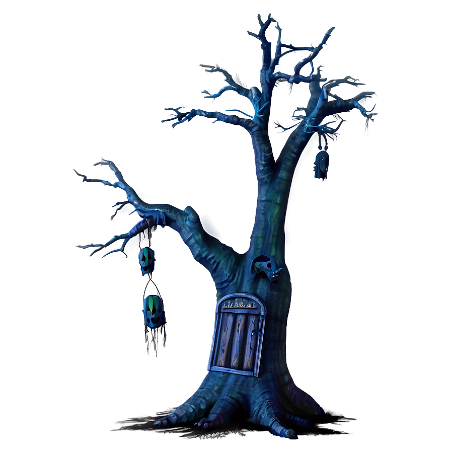 Halloween Haunted Tree Png Akl