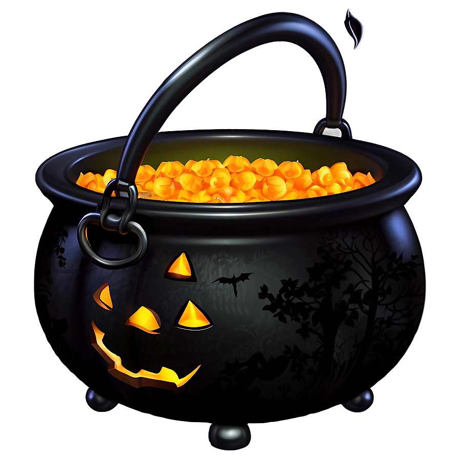 Halloween Night Cauldron Png Ray76