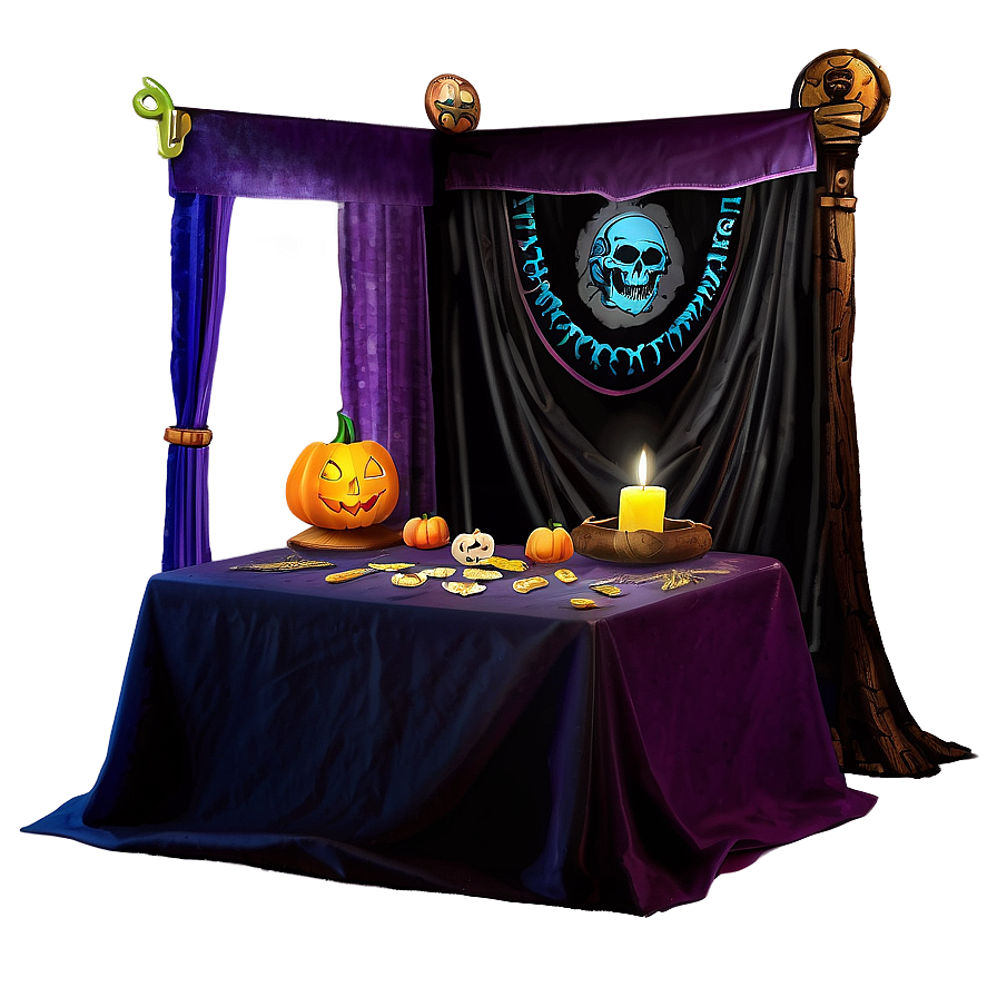 Halloween Party Fortune Telling Corner Png Boy