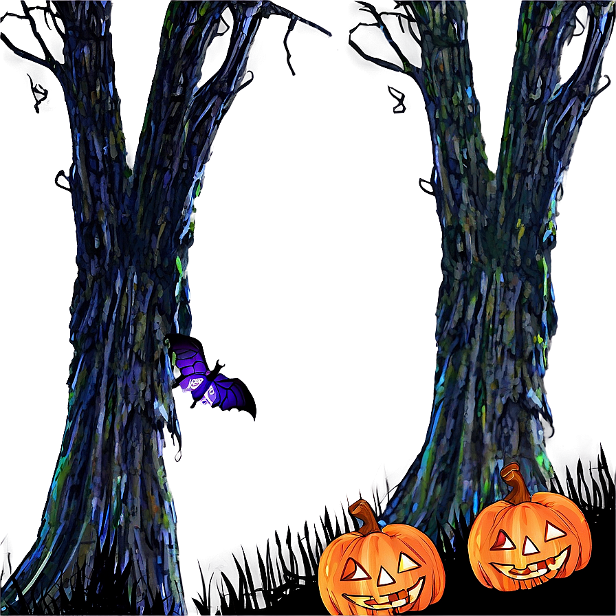 Halloween Party Haunted Forest Theme Png Qds