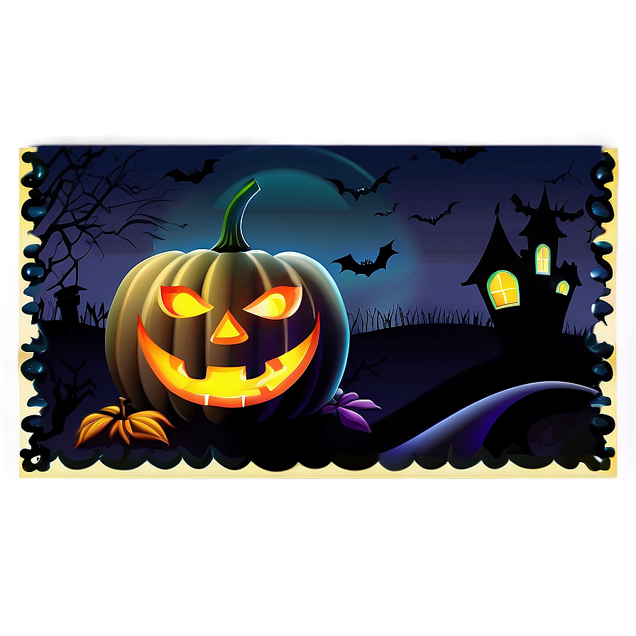 Halloween Party Invitation Png 06262024