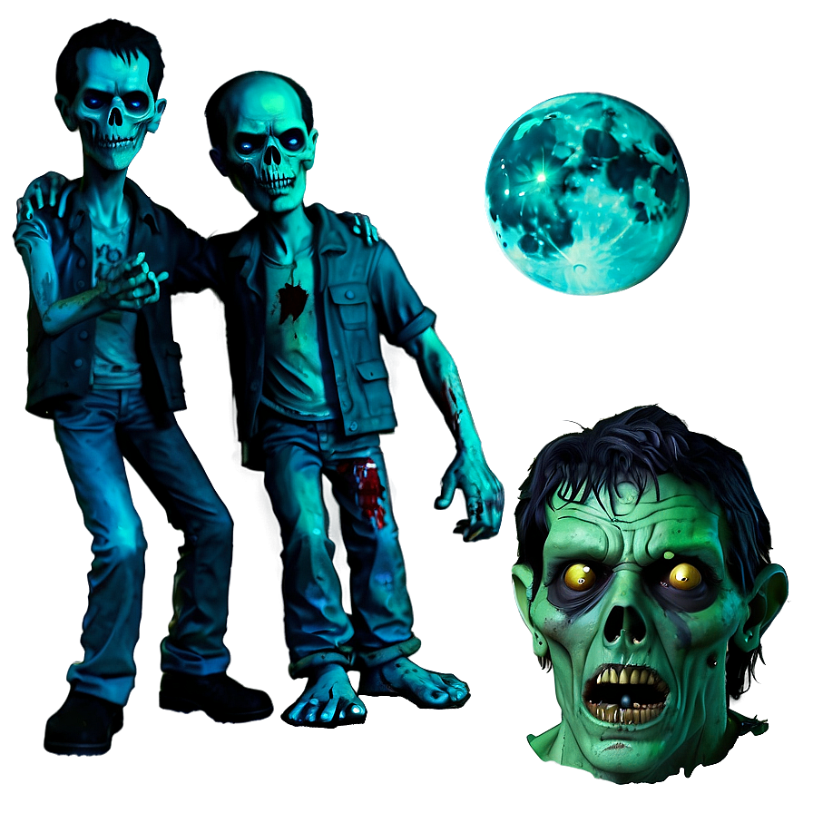 Halloween Party Zombie Apocalypse Theme Png 22