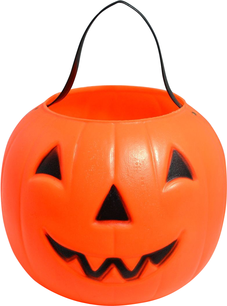 Halloween Pumpkin Bucket Orange