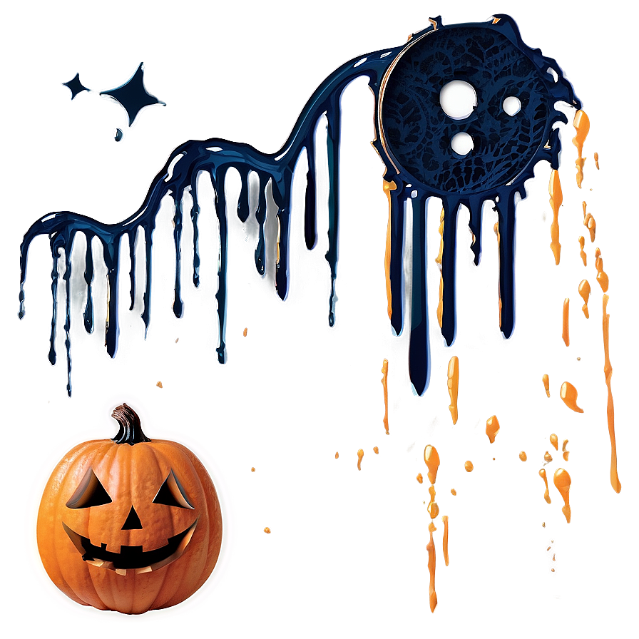 Halloween Splatter Spooky Png Rbh71