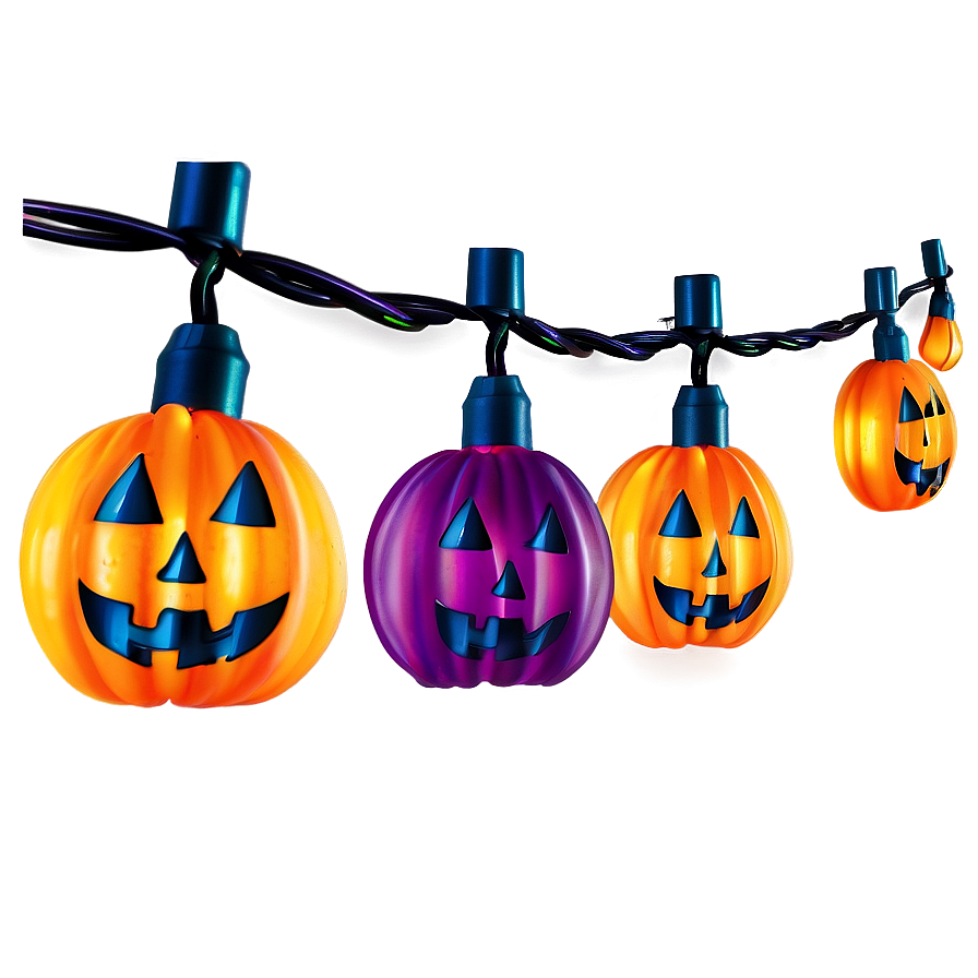 Halloween String Lights Png 89