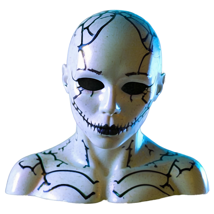 Halloween Themed Mannequin Head Png 06282024