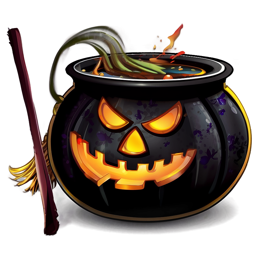 Halloween Witch Cauldron Png Qej