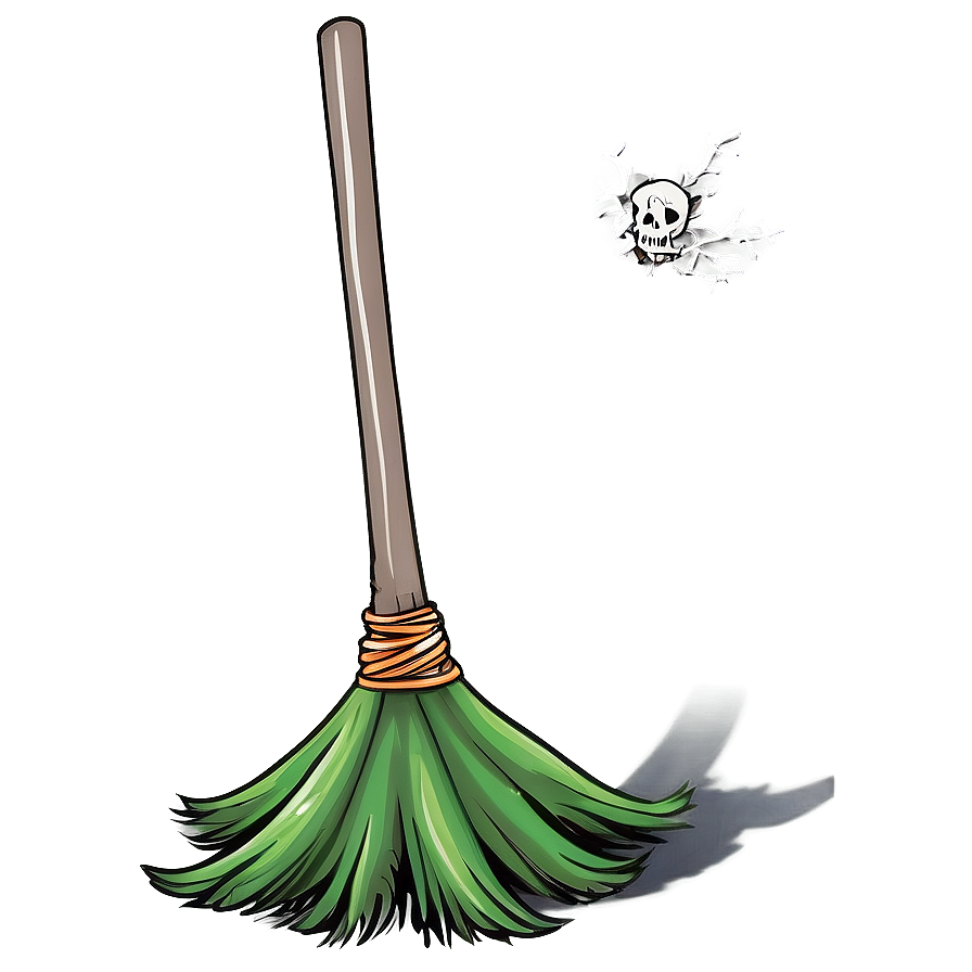 Halloween Witches Broom Png 06292024