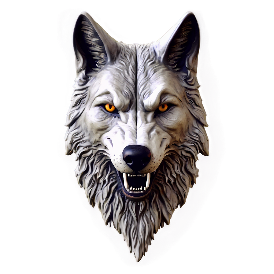 Halloween Wolf Head Spooky Png 06122024