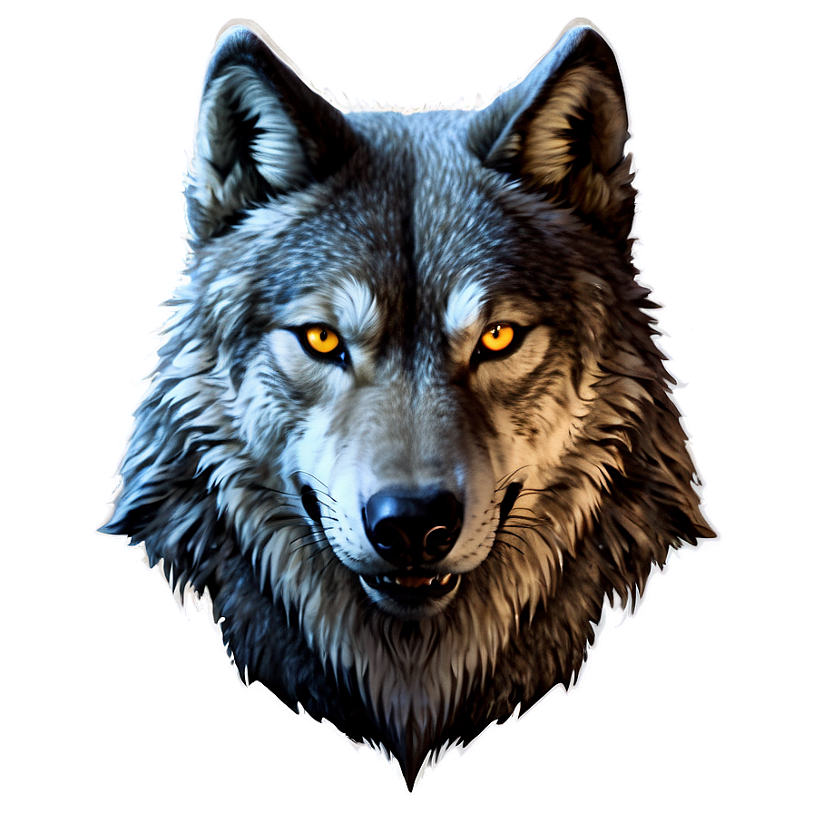 Halloween Wolf Head Spooky Png Pqh