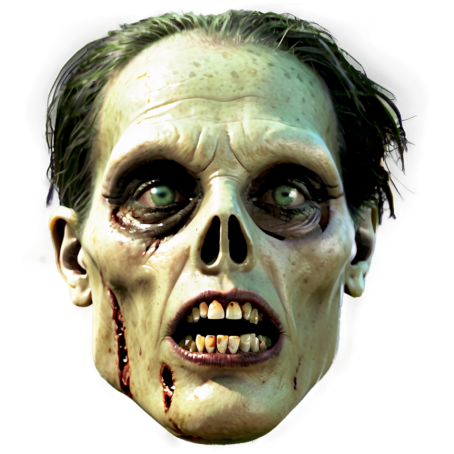 Halloween Zombie Face Png 10