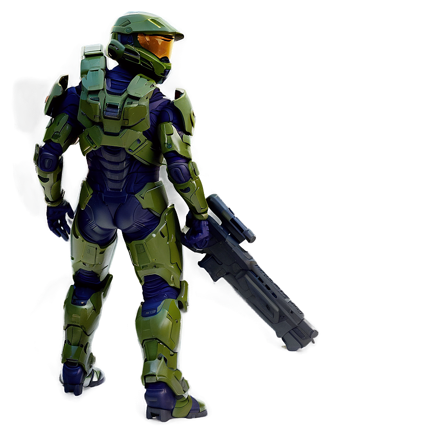 Halo Master Chief Dynamic Action Png Hix