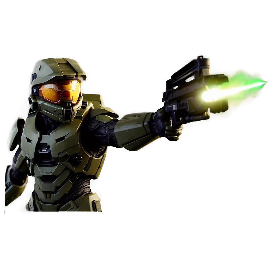 Halo Master Chief Enraged Pose Png Nnk35