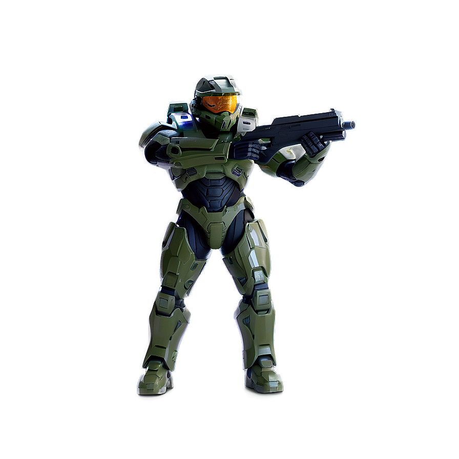 Halo Master Chief Epic Stance Png 15