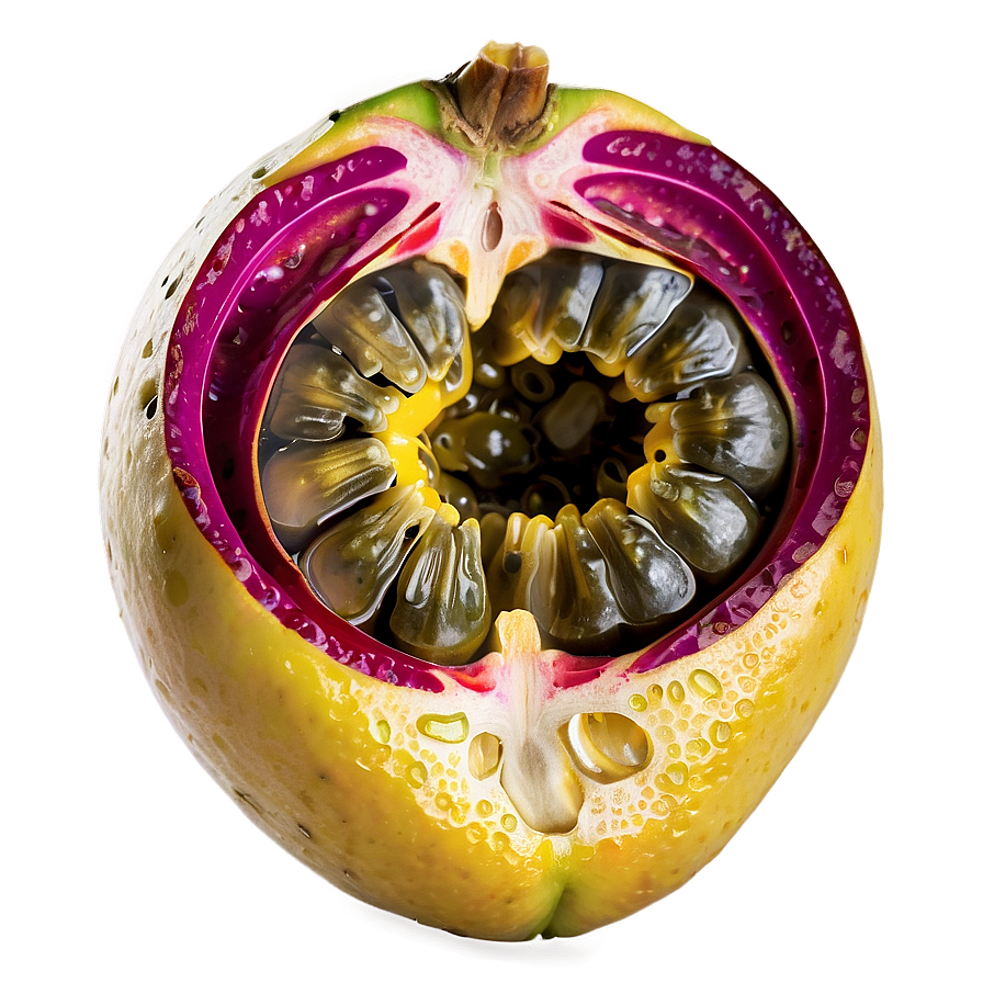 Halved Passion Fruit Png 57