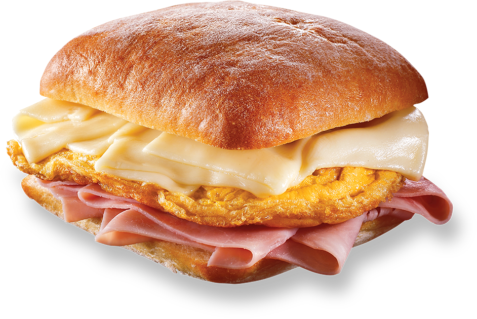 Ham Cheese Omelette Sandwich