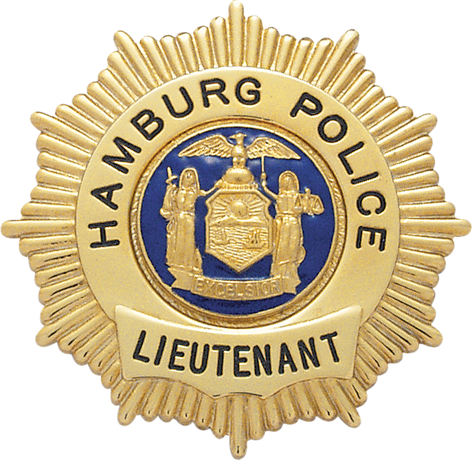 Hamburg Police Lieutenant Badge