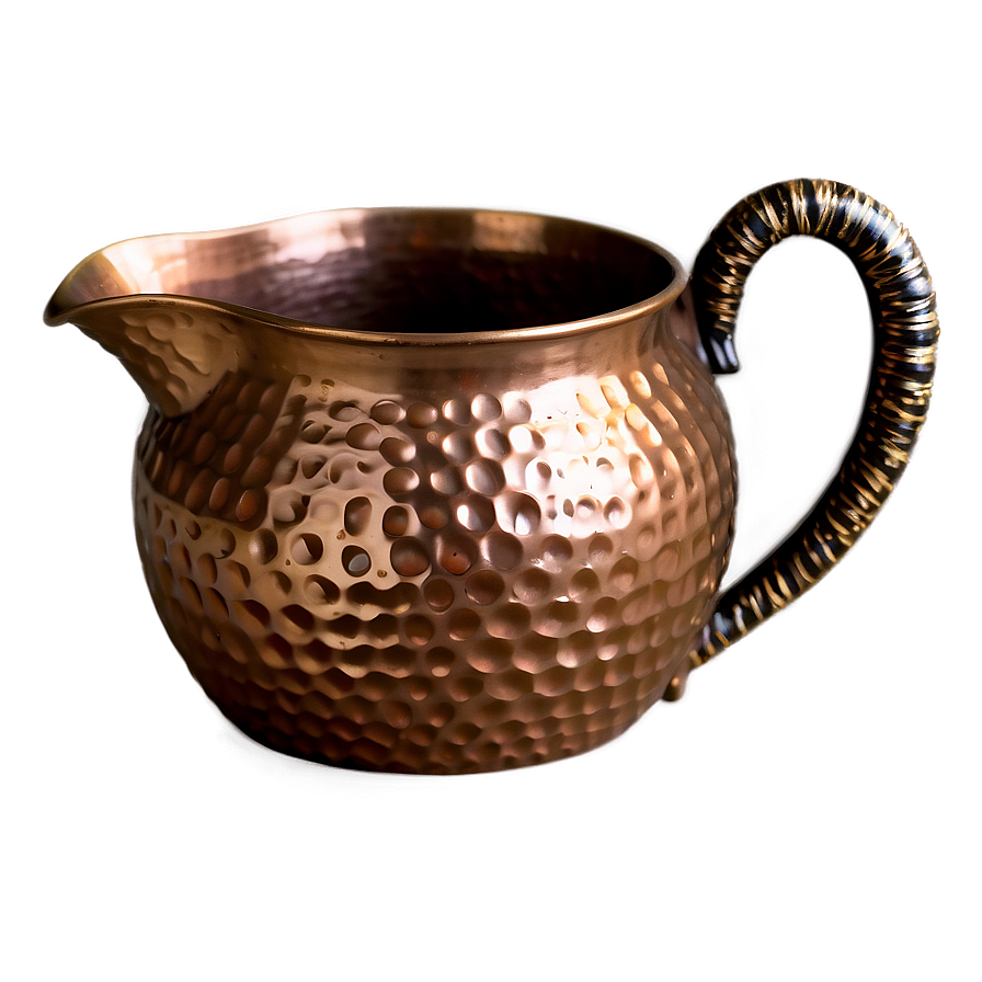 Hammered Bronze Pitcher Png 37