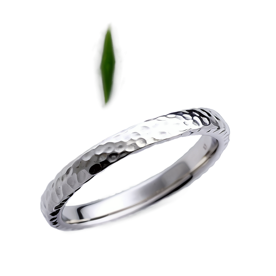 Hammered Silver Ring Png 98