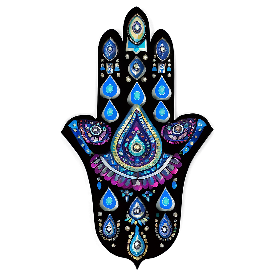 Hamsa Hand Drawing Png Dxi