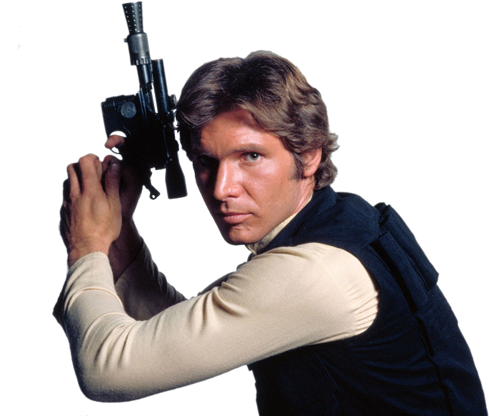 Han Solo Blaster Ready Star Wars