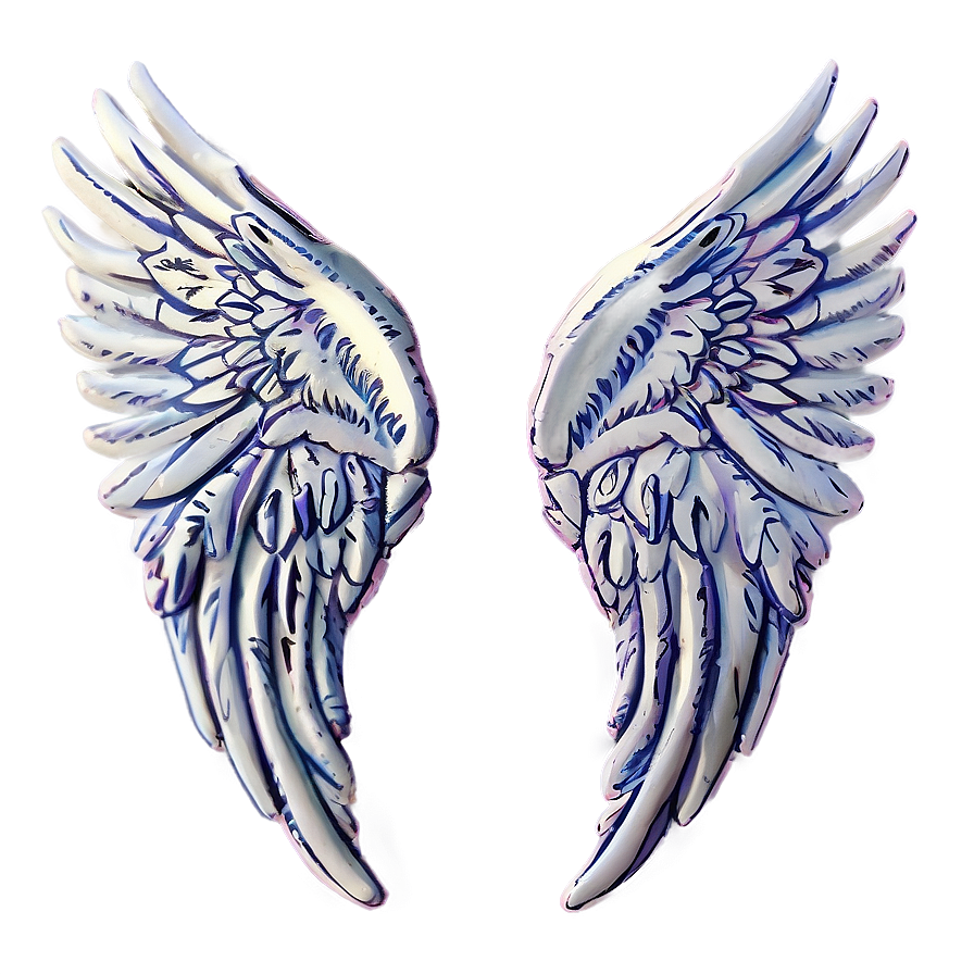 Hand-drawn Angel Wings Model Png Ebl57